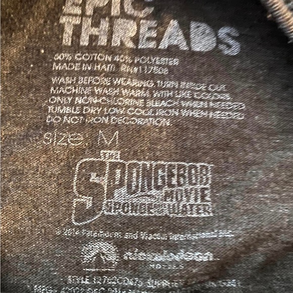 Epic Threads The SpongeBob Movie Sponge out of water tee - Picture 3 of 3